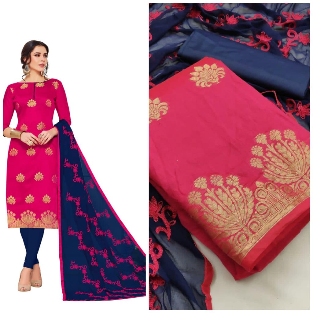 Gng Kulfi 3 Latest Designer Festival Wear Banarasi Jacquard Dress Material Collection