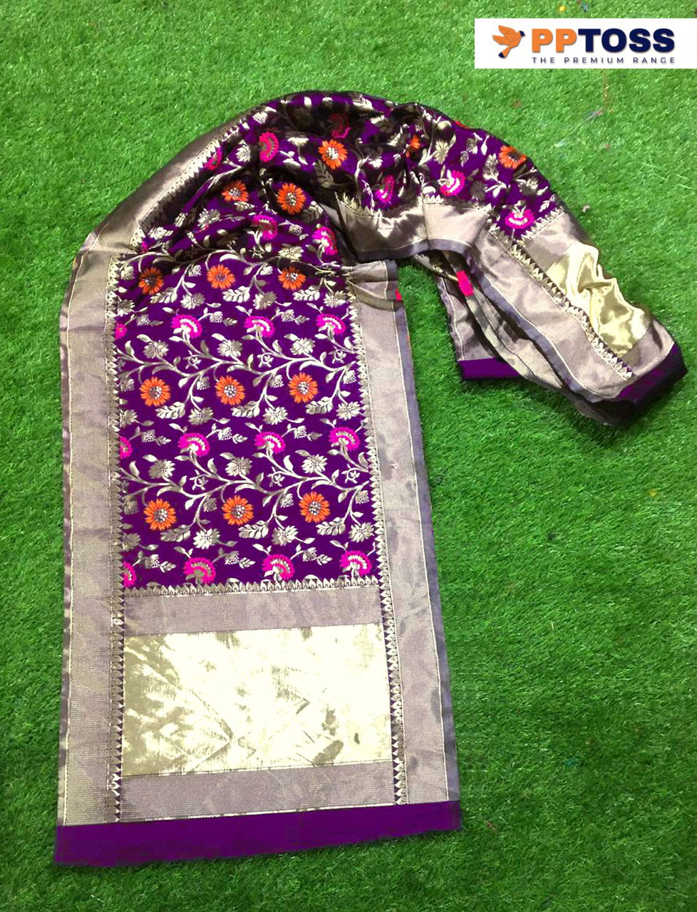 Pptoss Banarasi Silk Dupatta 3 Designer Printed Dupatta Collection
