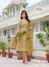 Trisha Vol 3 By Erraha Rayon Umbrella Style Kurti Set Suppliers In India
