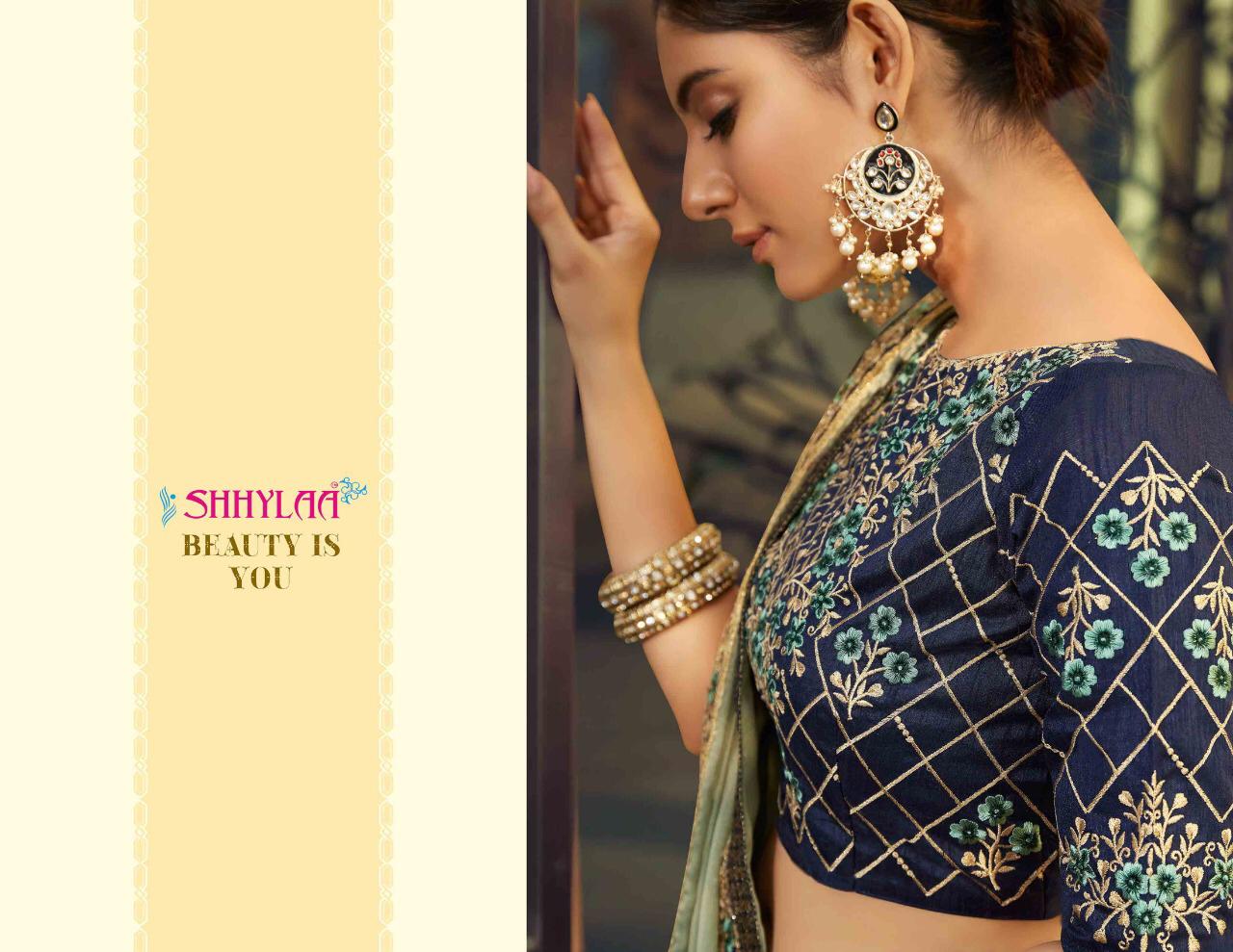 Shhylaa Kesribai Pannalal vol-9 Heavy Blouse And Fancy Fabrics With Embroidery  And Jacquard Laces Latest Fancy Designer Saree Collection 