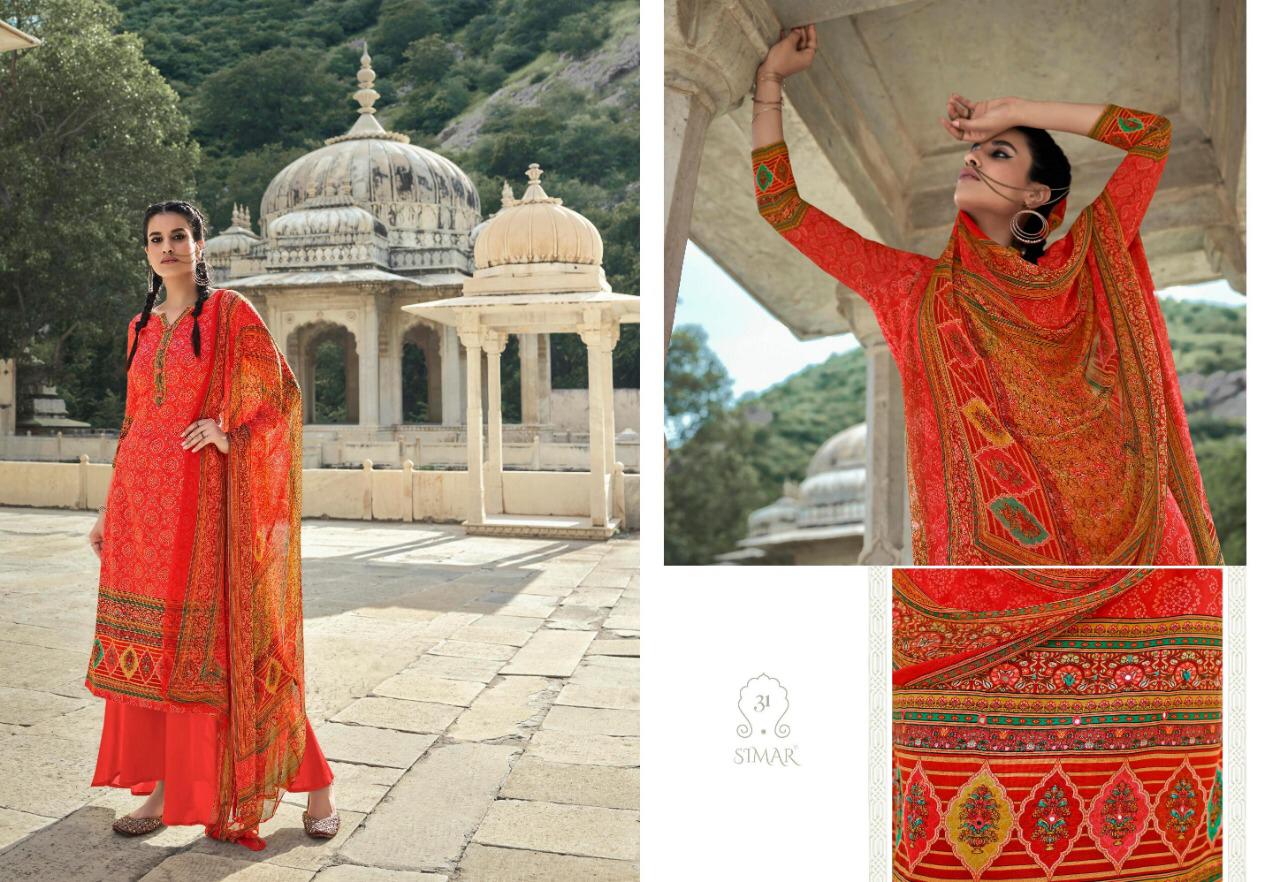 Glossy Blossom 27 Latest Designer Printed Salwar Suit Collection With Pure Bemberg Chiffon Digital Print Dupatta 