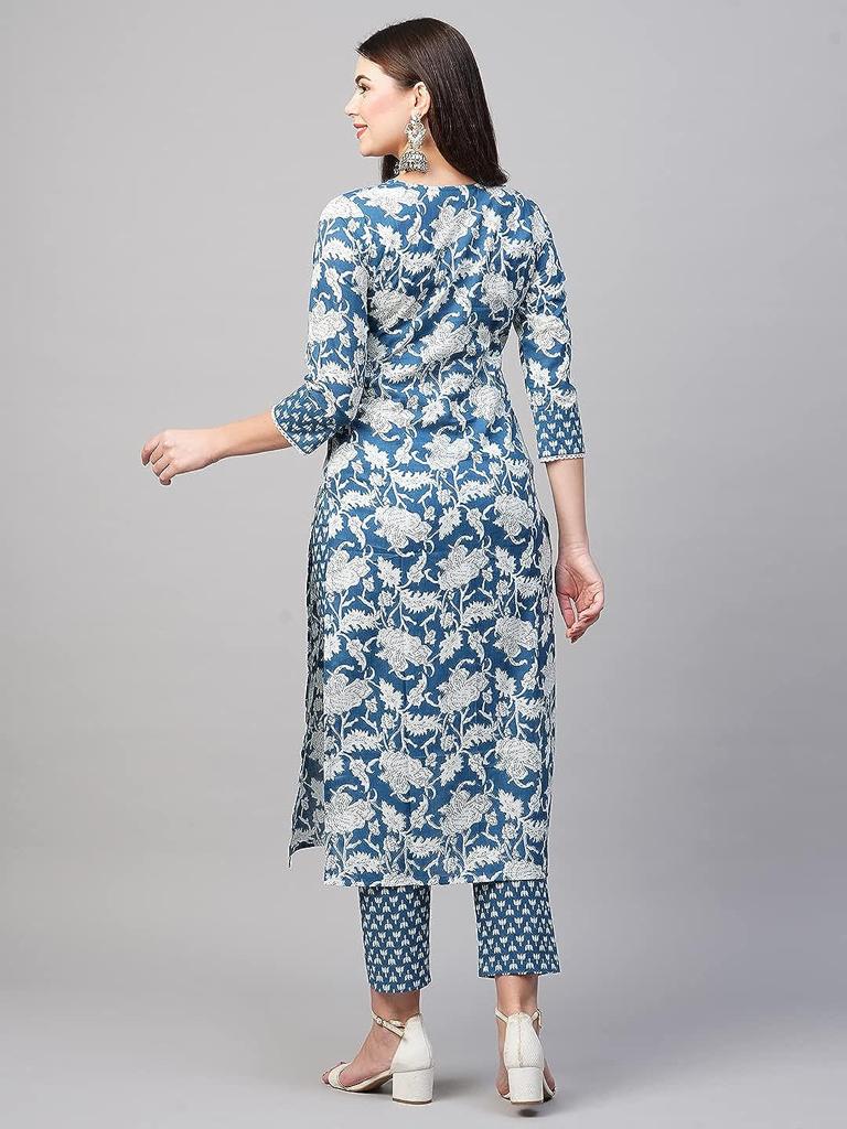 LF 4 Daily Wear Cambric Printed Kurti With Bottom Catalog