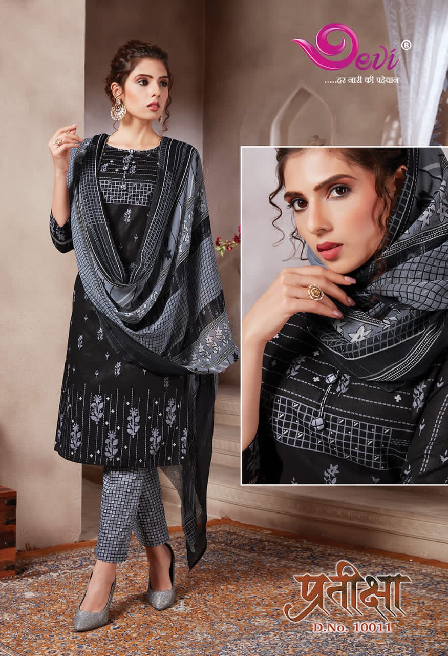 Devi Pratiksha 10 Latest Fancy Designer Regular Casual wear Pure Cotton Printed Dress Material Collection

