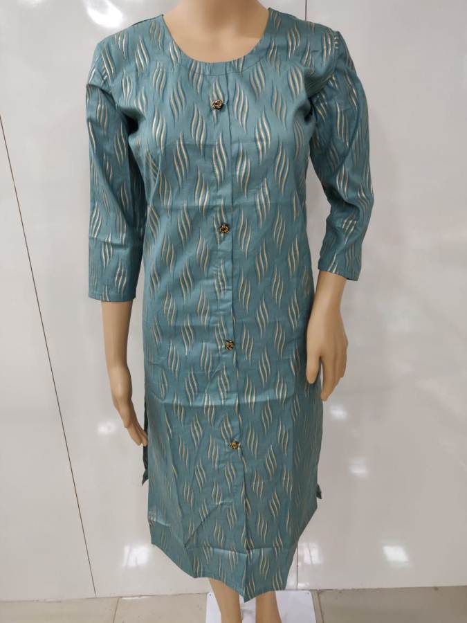 Latest Casual Office Wear Printed Pure Cotton Kurtis Collection 