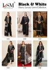 Black & White Vol 1 By Lsm Lawn Cotton Pakistani Readymade Suits Orders In India