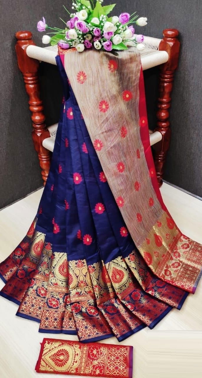 Lichi Trendy Colors Soft Silky Weaving Jacquard Fancy Designer Festive Wear Saree Collection
