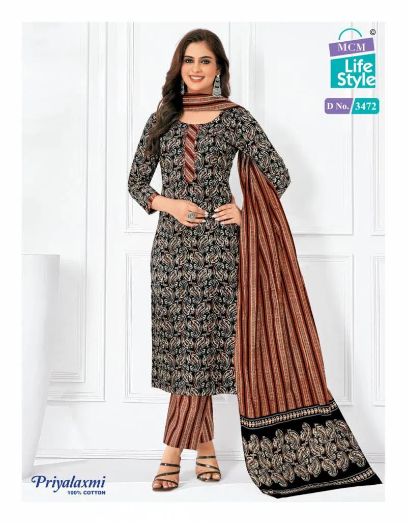 Priyalaxmi Vol 34 By Mcm Cotton Printed Dress Material Surat Wholesale Market