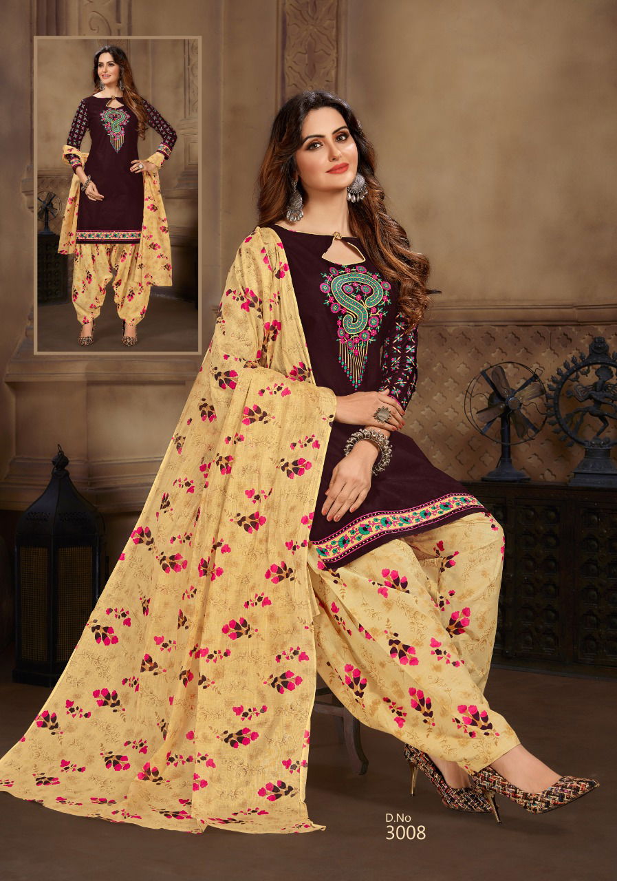 Sc Panetar 4th Edition With Lining Ethnic Wear Cotton Printed Ready Made Collection