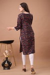 Fr Lace Border 1 Cotton Printed Office Wear Kurti Wholesale Shop In Surat
