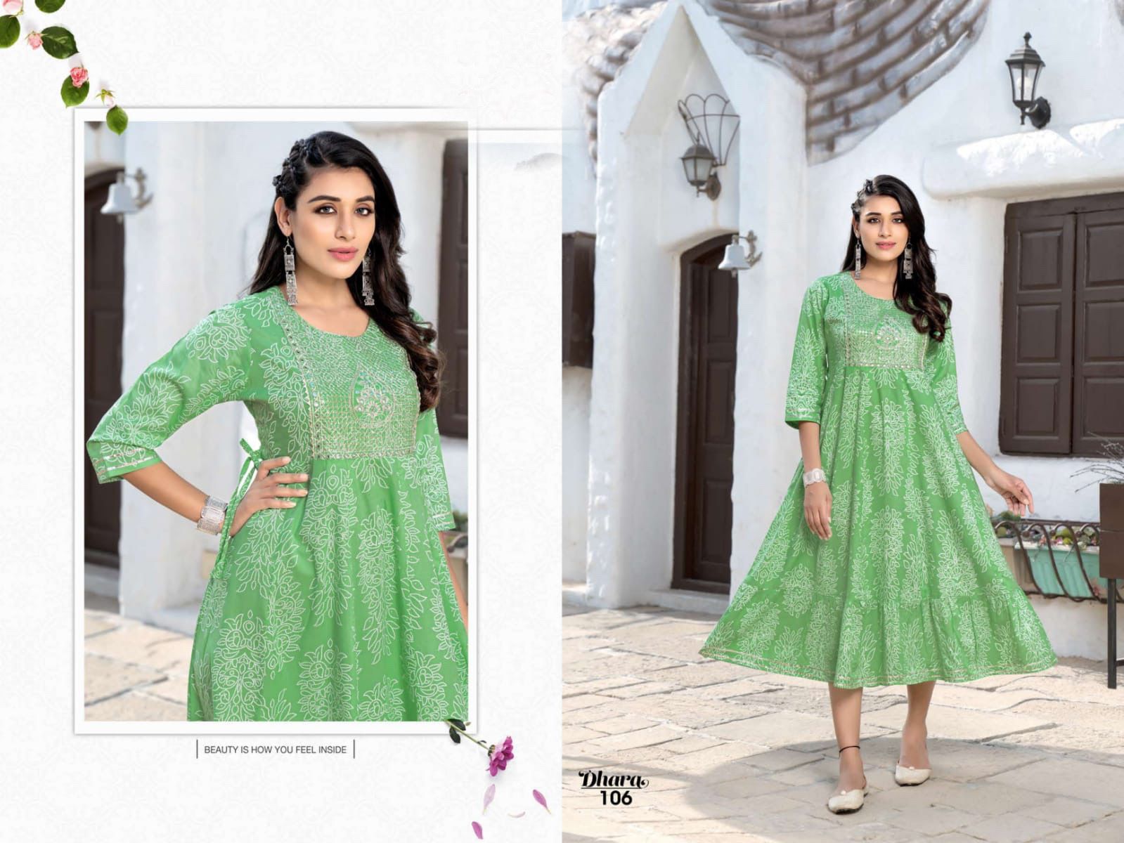 Dhara 101 New Designer Fancy Ethnic Wear Anarkali Kurti Collection
