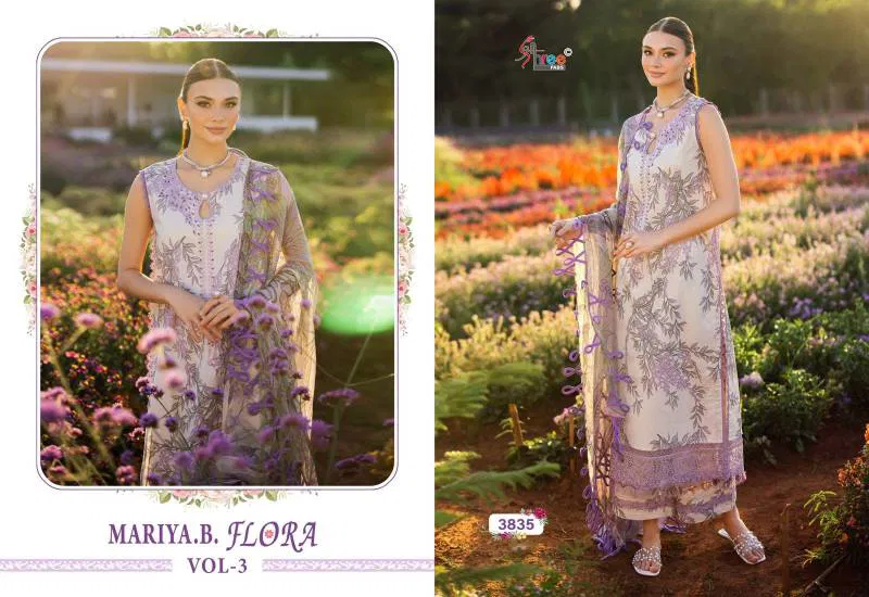 
Mariya B Flora Vol 3 By Shree Cotton Dupatta Pakistani Salwar Suits Wholesale Clothing Distributors In India
