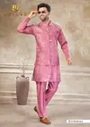 Outluk Wedding Vol 49 Pure Viscose Mens Modi Jacket Kurta Pajama
