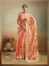 Elyseah By Sethnic Velvet Chiffon Embroidery Wholesale Designer Saree In India