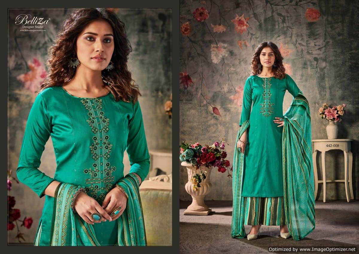 Belliza Nazar E Patiala 4 Latest Designer Pure Jam Cotton With Kashmiri Embroidery Work Nazneen Dupatta 