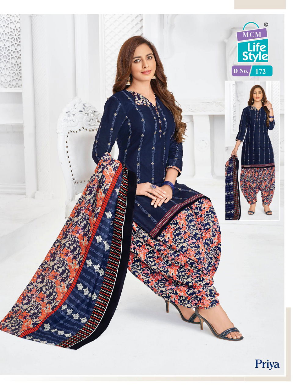 MCM Lifestyle Piya Latest Collection Of Pure Cotton Ready Made Salwar Suit Collection