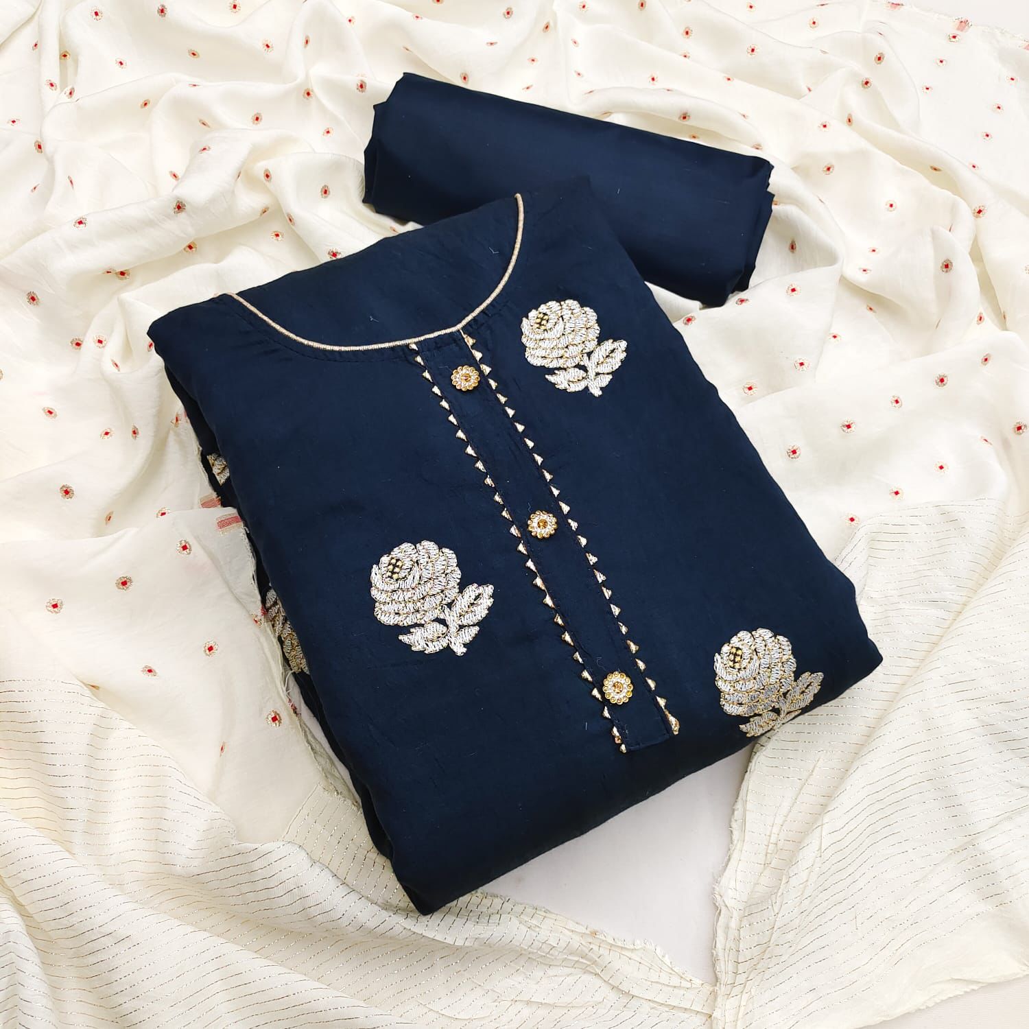 Roshni Suits 52 Fancy Designer Cotton Casual Wear Dress Material Collection