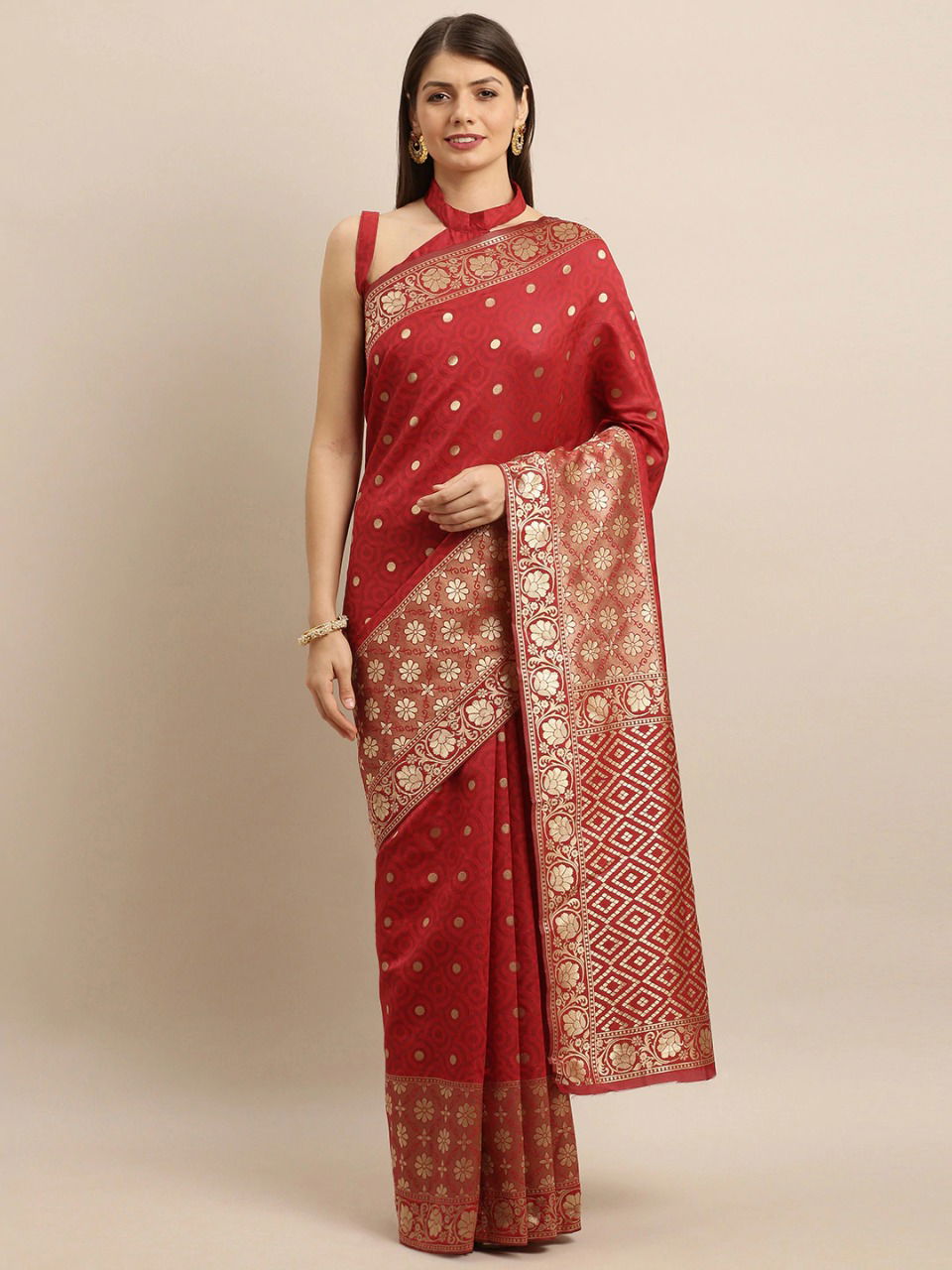 Rich Pallu 4 Fancy Casual Wear Designer Silk Blend Printed Sarees Collection
