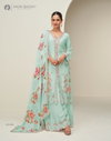 Hidaya By Aashirwad Mor Bagh Chinon Silk Readymade Suits Suppliers In India