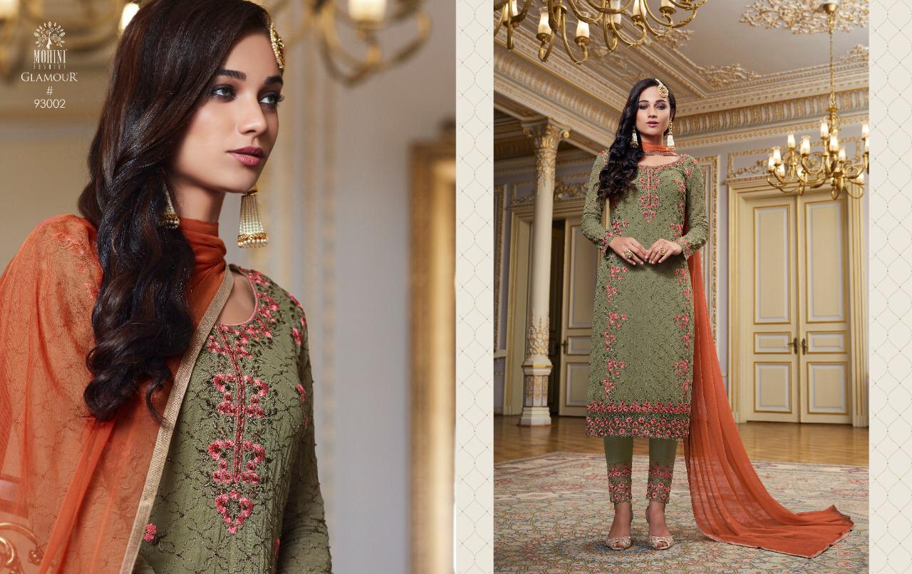 MOHINI GLAMOUR VOL-93 Latest Fancy Festive Wear Designer Georgette Embroidered Heavy Work Salwar Suit Collection