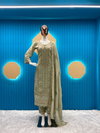LG 1842 Embroidered Faux Georgette Readymade Suits Wholesalers In Delhi