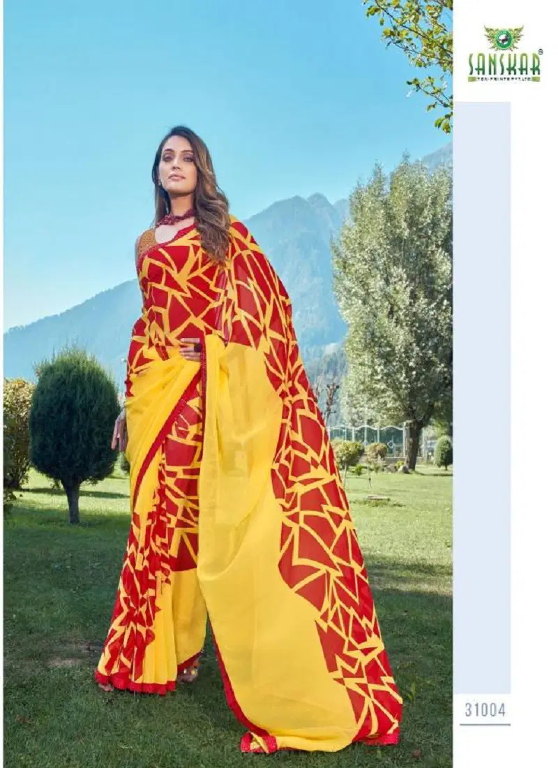 Ishita By Sanskar Weightless Fancy Saree Wholesale Market In Surat With Price