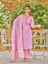 Hyatt By Aanchi Shimmer Butti Bulk Kurti With Bottom Dupatta Orders In India