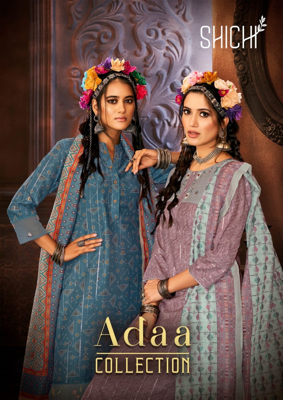 Shichi Adaa Collection Exclusive Wear Regular Wear Ploly Ready Made signature-1-casual-daily-wear-cotton-fancy-designer-kurti-With Collection