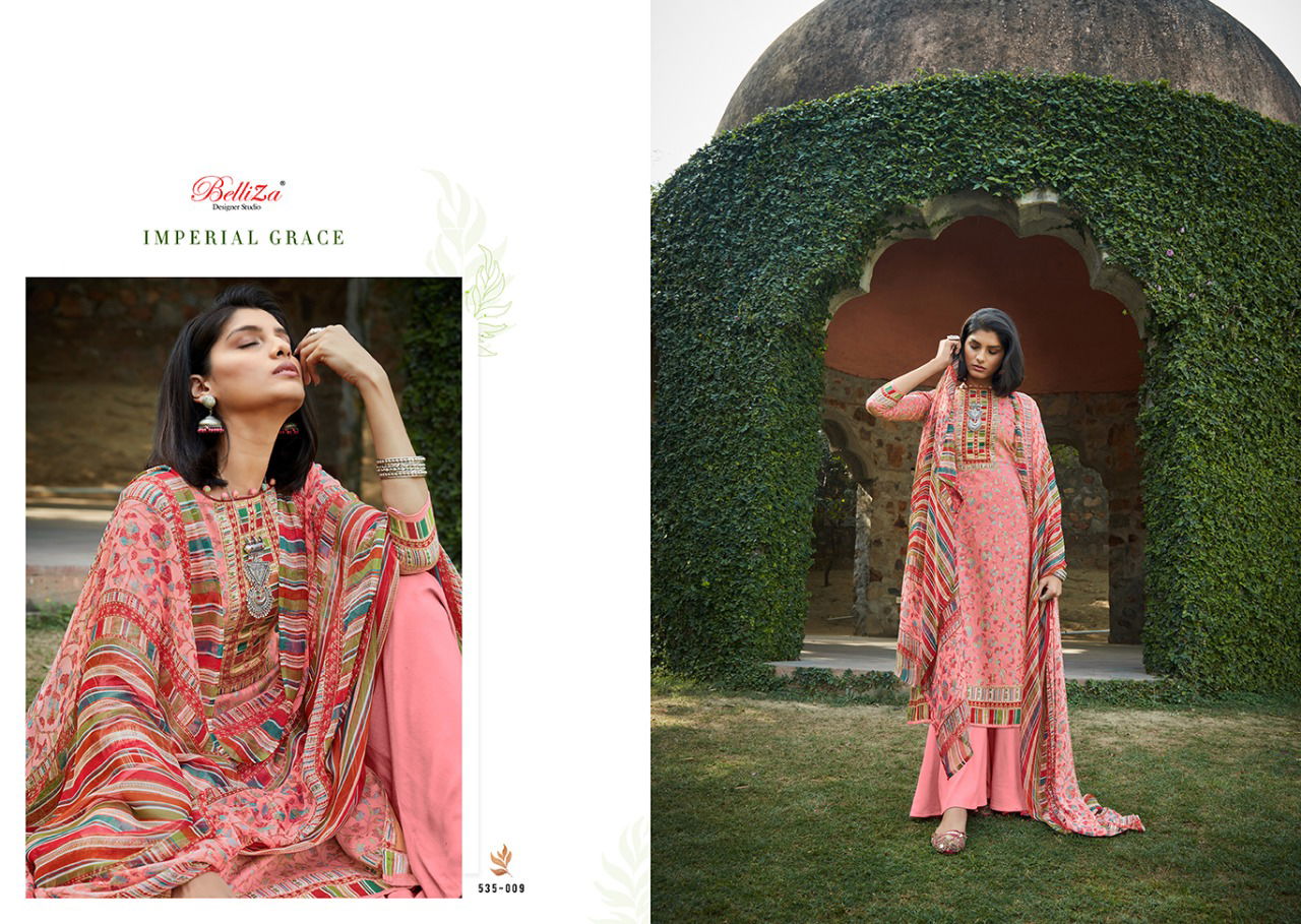 Belliza Swara 2 Designer Ethnic Wear Pure Original Heavy Jam Cotton Digital Print Dress Material Collection
