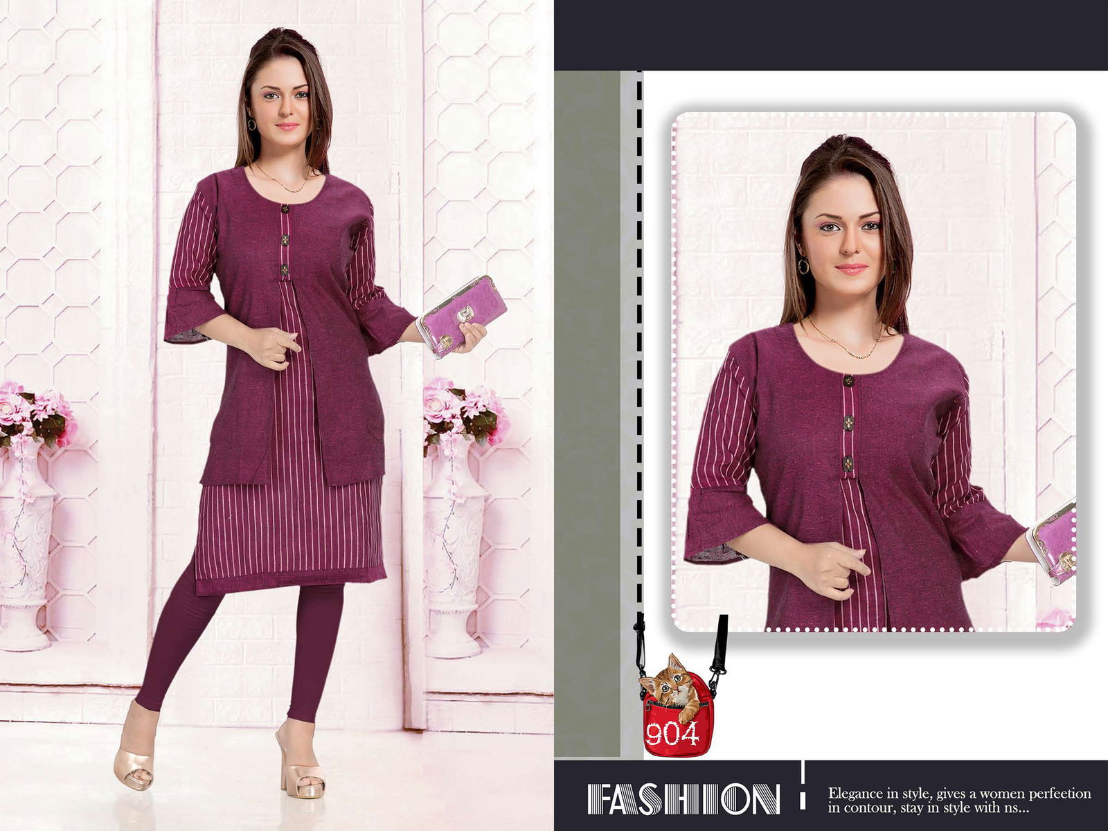 KRINA 01 Latst Fancy Designer Casual Regular Wear Cotton Printed Kurti Collection