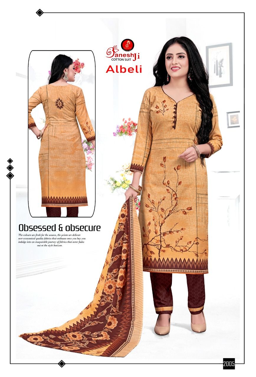 Ganeshji Albeli 2 New Latest Regular Wear Cotton Printed Dress Material Collection