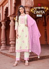 Zinita By Rangoon Cotton Jacquard Designer Readymade Suits Wholesale Price In Surat
