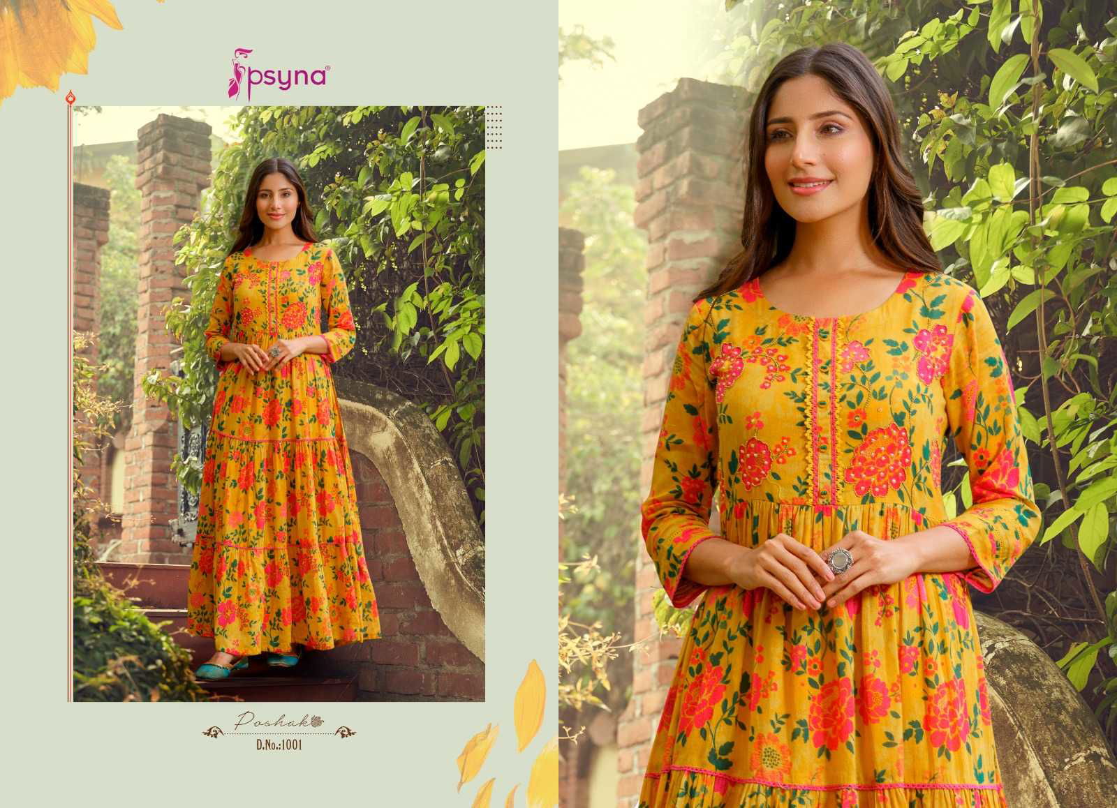 Gulaab By Psyna Cotton Readymade Gown Wholesale Suppliers In Mumbai