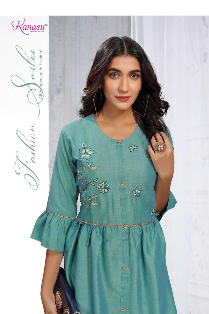 Kanasu Dolby Casual Daily Wear Rayon Designer Western Top Collection