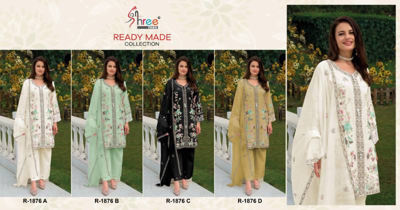 Shree R 1876 Cambric Cotton Ready Made Pakistani Salwar Suits Exporters In India