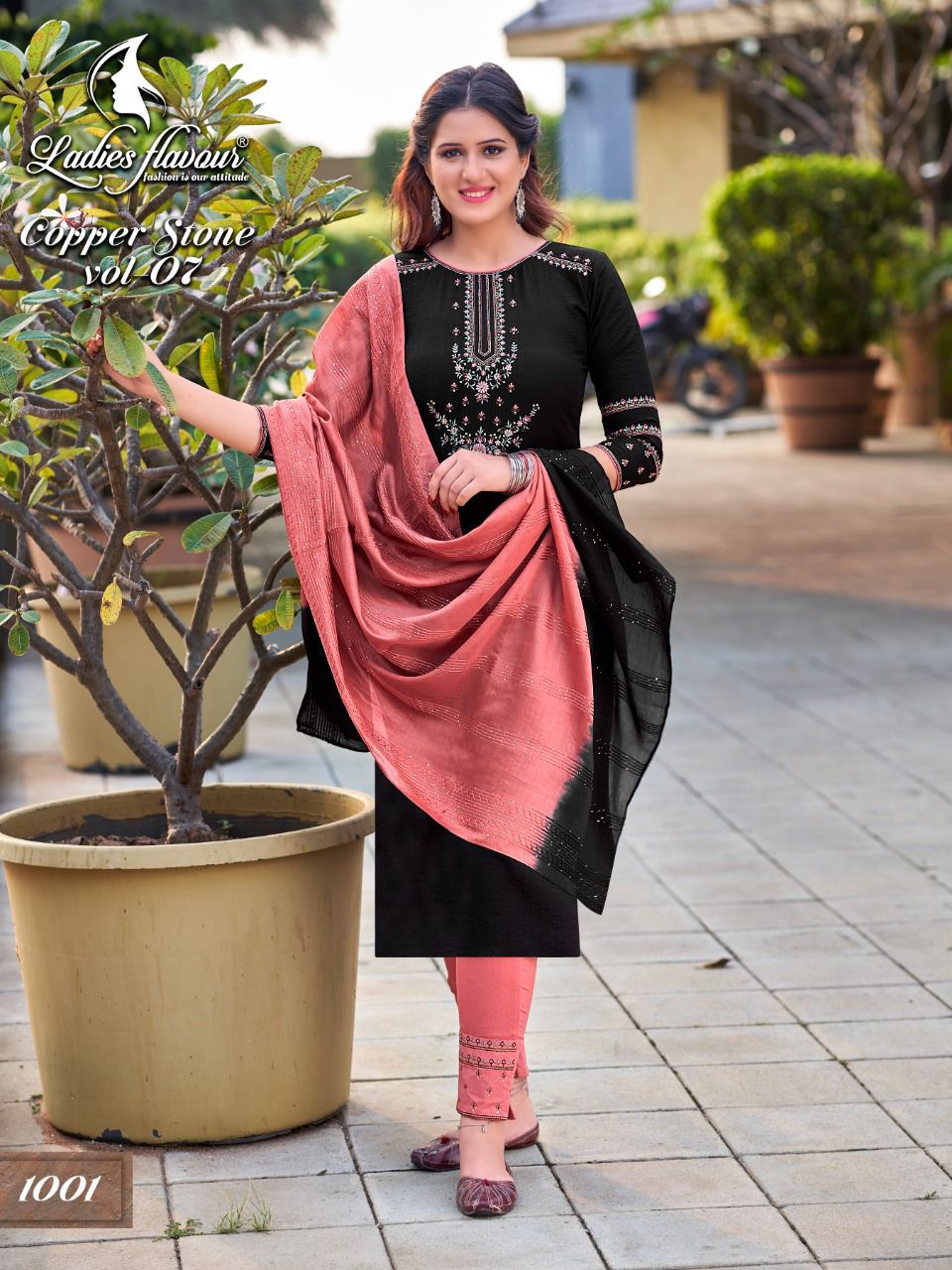 Ladies Flavour Copper Stone 7 Fancy Festive Wear Designer Latest 
Ready Made Collection
