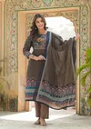 Naisha K 85 Cotton Printed Kurti Bottom With Dupatta Wholesale Online