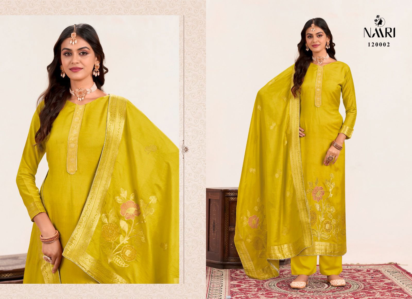 Samira By Naari Muslin Viscose Salwar Kameez Suppliers In India