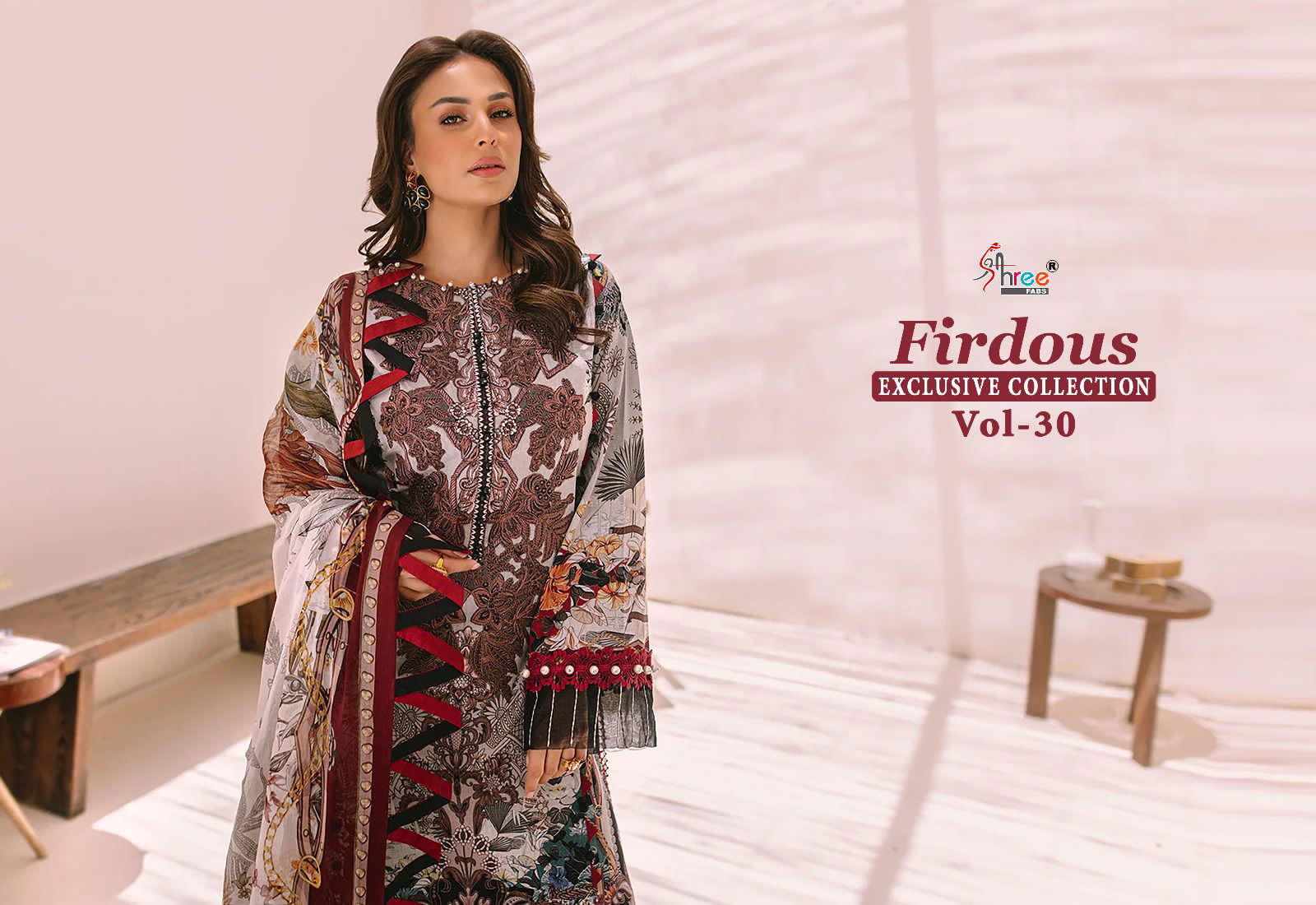 Firdous Exclusive Collection Vol 30 By Shree Fabs Pakistani Suit Catalog