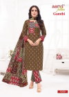 Gamthi Vol 10 By Aarvi Cotton Printed Kurti With Bottom Dupatta Exporters In India
