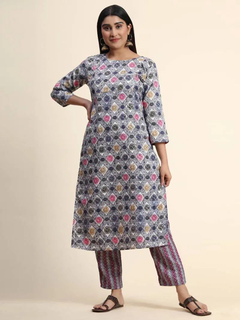 Tanyaa P 148 Cotton Printed Kurti With Bottom Wholesale Price In Surat
