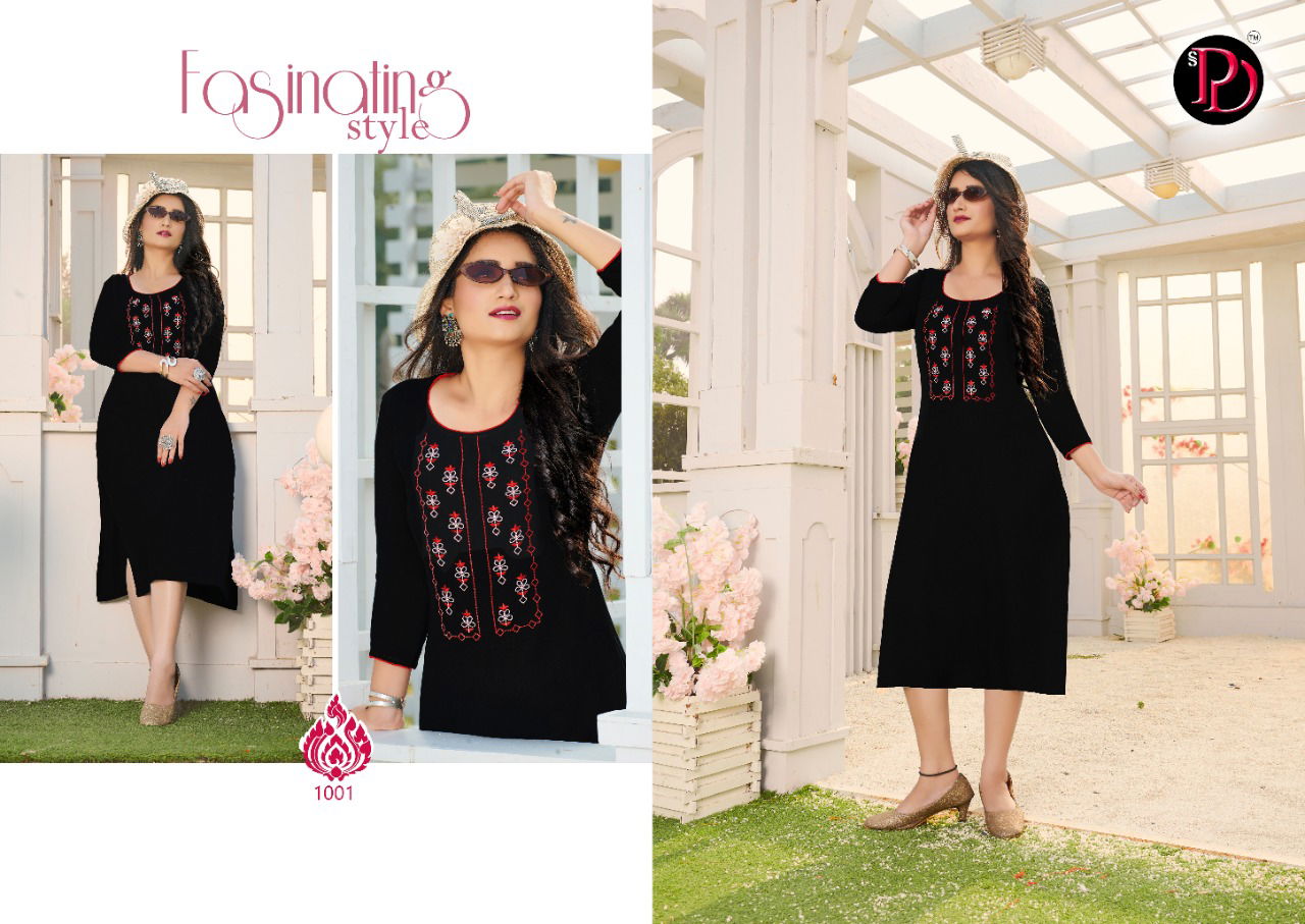 Poorvi Silk Latest Fancy Designer Ethnic Wear Long Printed Rayon Kurti Collection
