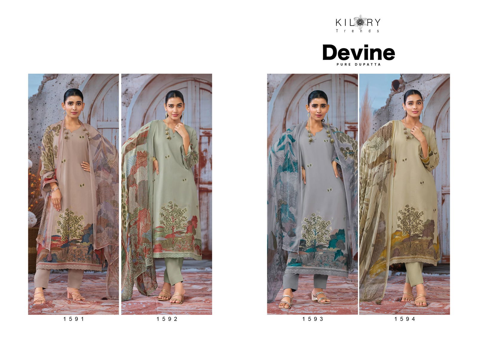 Devine By Kilory Cotton Linen Printed Salwar Kameez Exporters In India