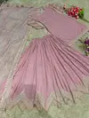 Nsr 691 Heavy Faux Georgette Embroidery Sharara Readymade Suits Orders In Surat