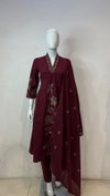 Naisha K 315 Cotton Flex Embroidery Kurti With Pant Dupatta Wholesale Online