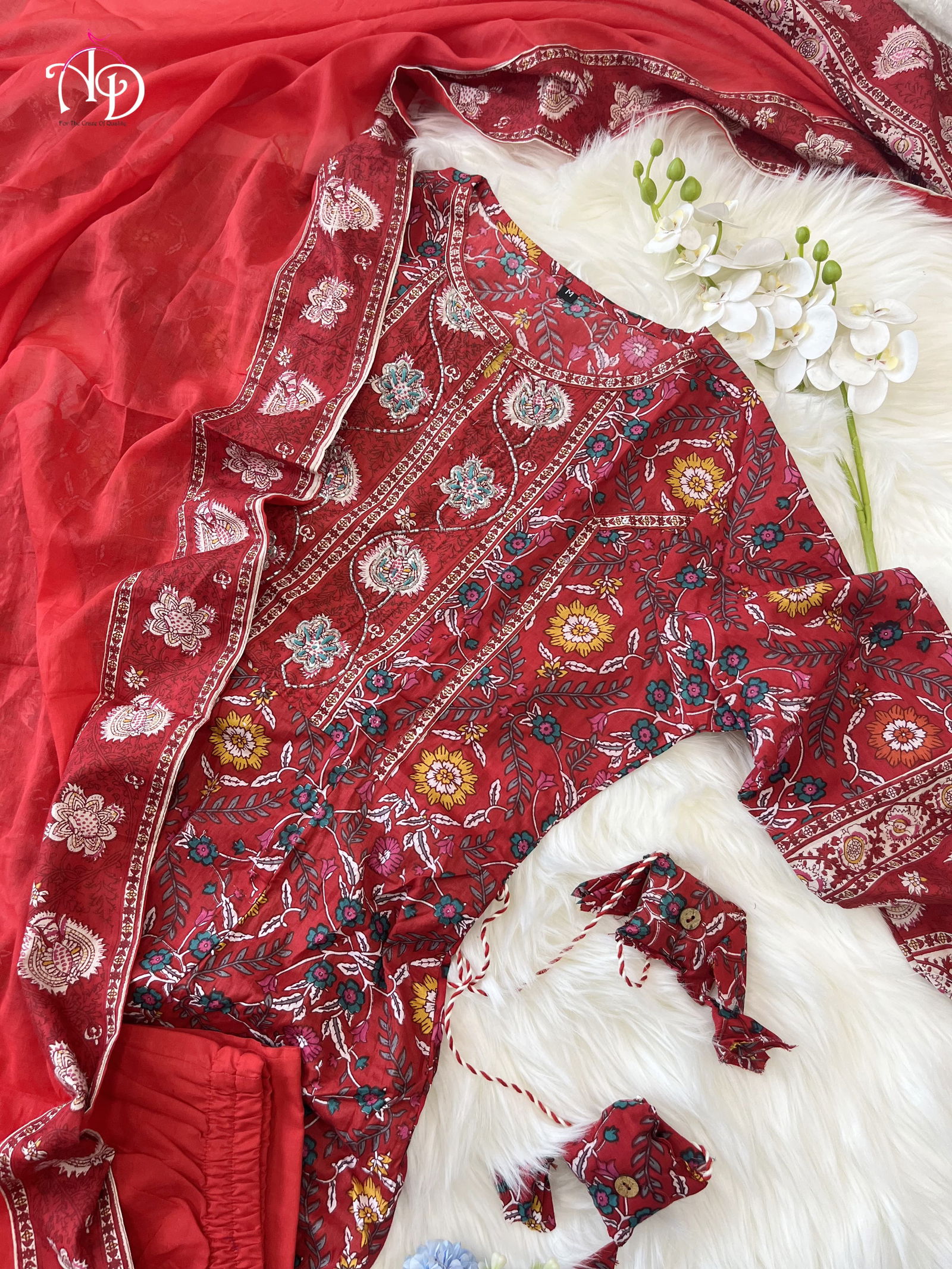 Akshar Long Anarkali Kurti With Bottom Dupatta Wholesalers In Delhi