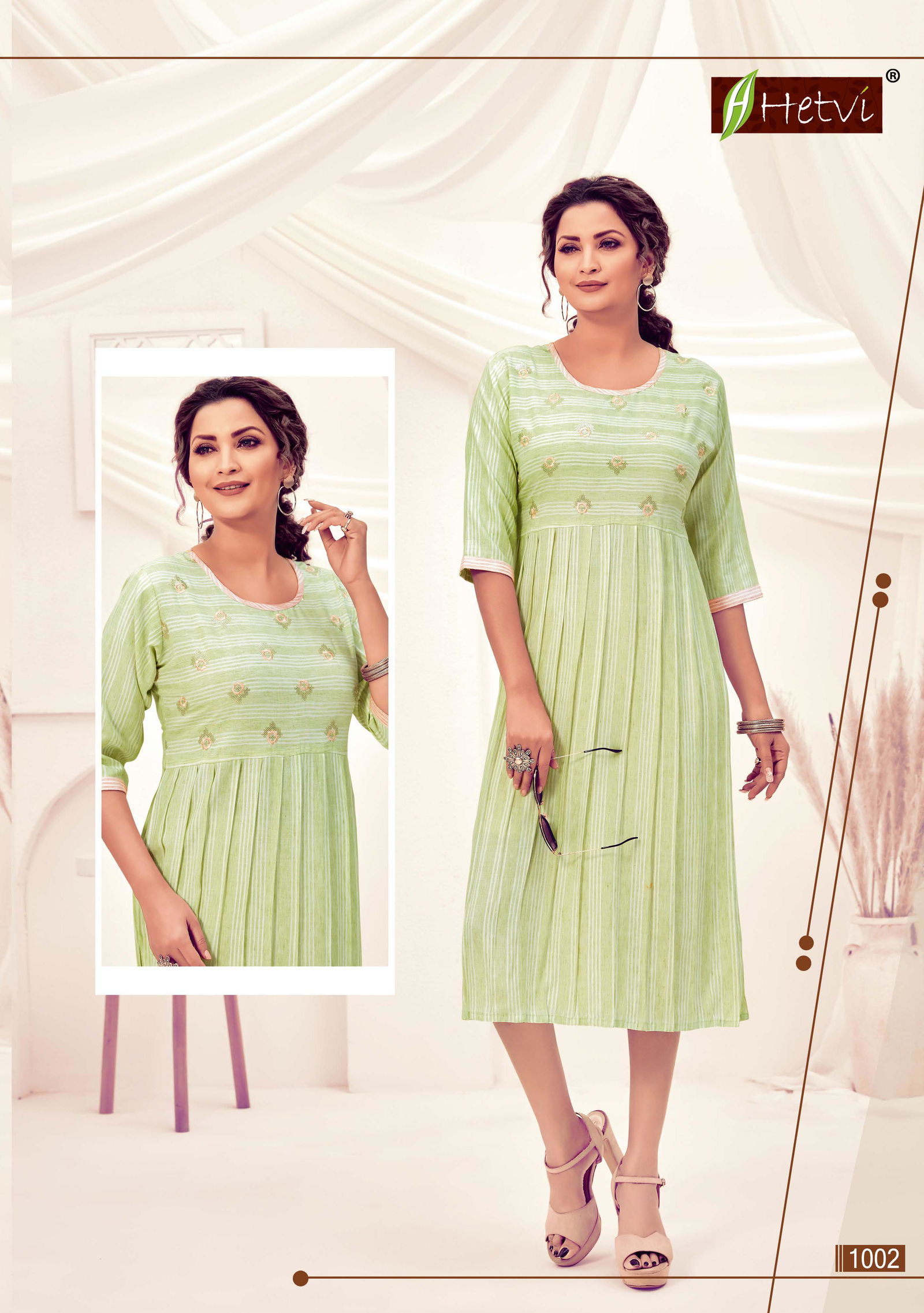 Hetvi Silent Latest Ethic Wear Rayon Designer Anarkali Kurti Collection
