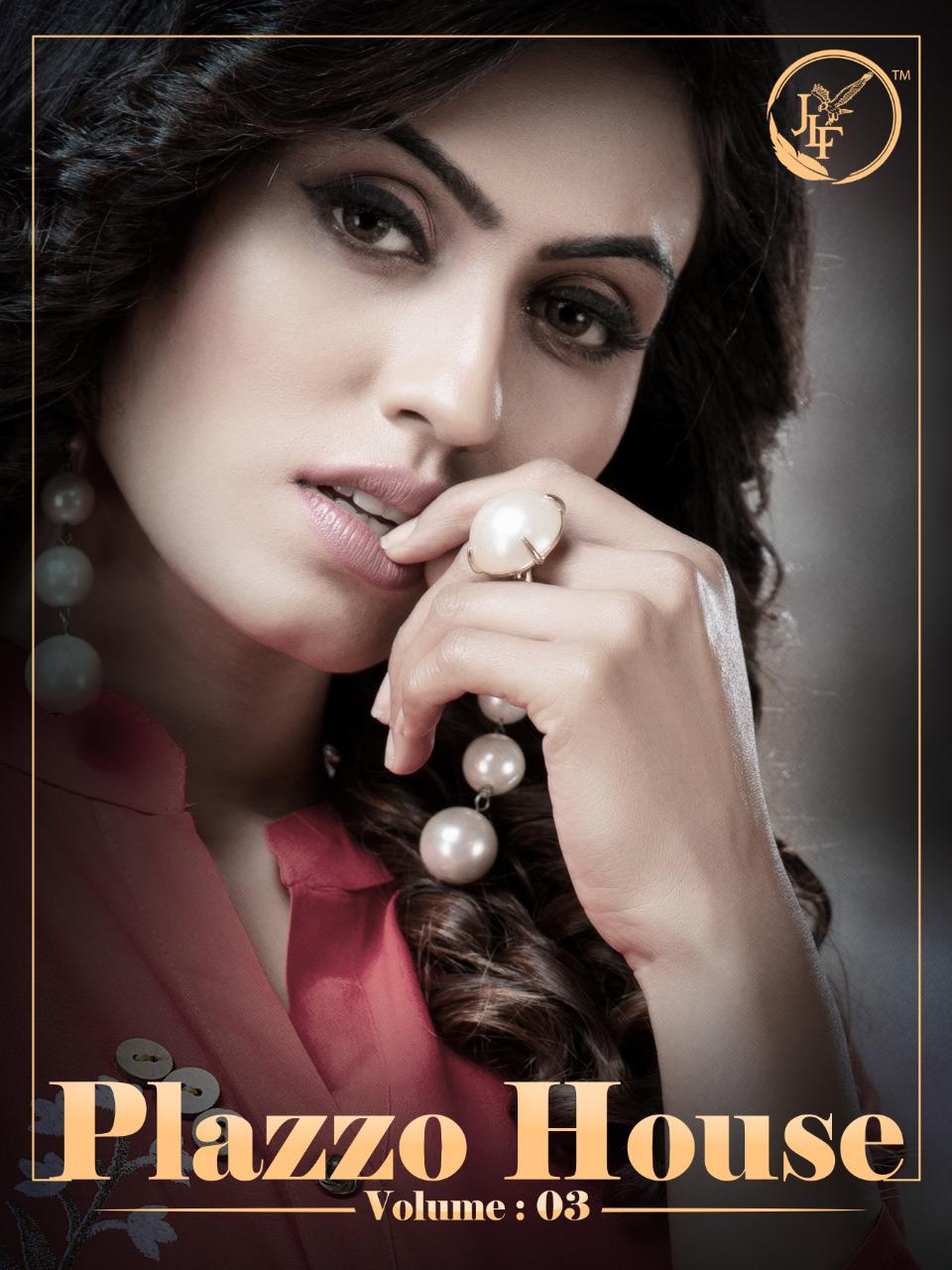 JLF Plazzo House Vol 3 Designer Collection Of Kurti With Plazzo 