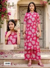 Ladki Kids Liva Rayon Printed Kurti With Bottom