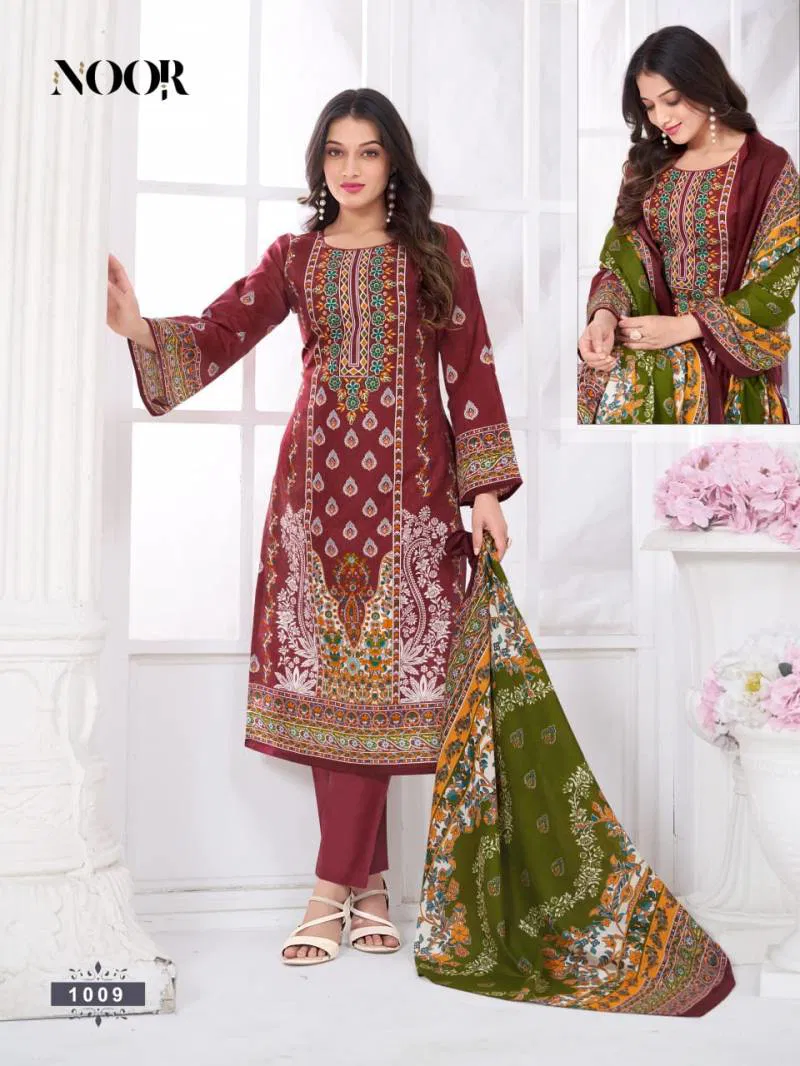 Ganesha Noor Vol 01 Printed Cotton Karachi Dress Material Wholesale In India