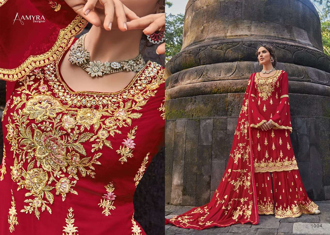 Amyra Celebrity Launch Of Bridal wedding Wear Salwar Suit With Heavy Designer Embroidery and Diamond Work 